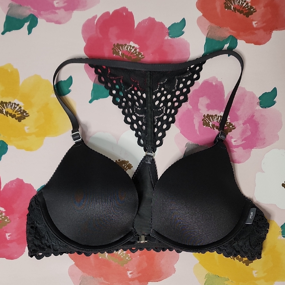 Aerie Front Close Lace Bra 32b